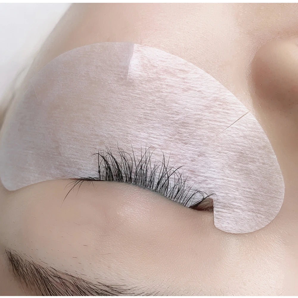 50pairs Eyelash Extension Paper Patches Lint free Under Eye Pads Grafted Eye Stickers Hydrogel Eyelashes Patch makeup tools