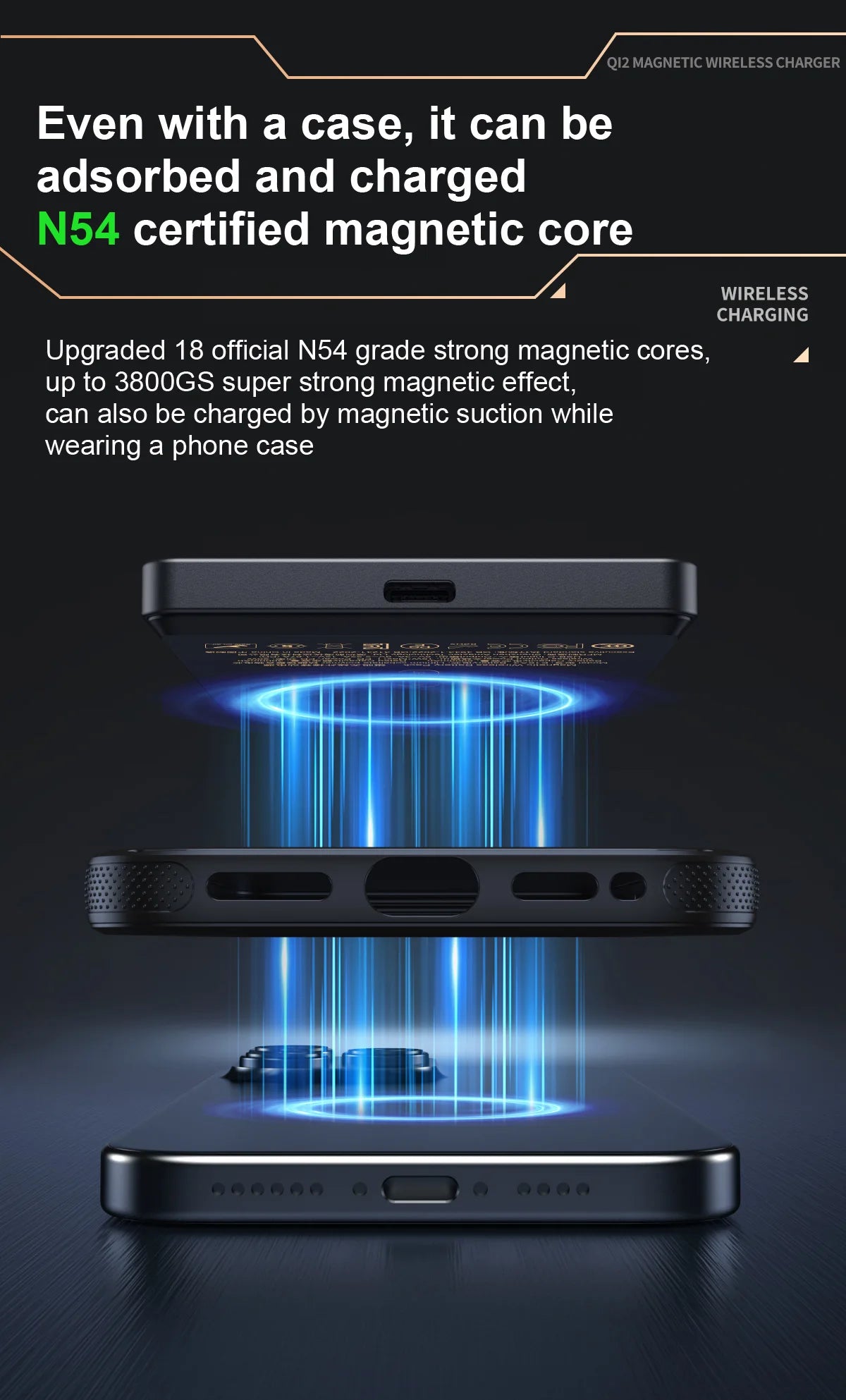 QI 2.1 Magnetic Powerbank Wireless Fast Charing Spare Portable External Battery for iPhone 12-17 Pro Watch Airpods 5000/10000mAh - Shoppiline