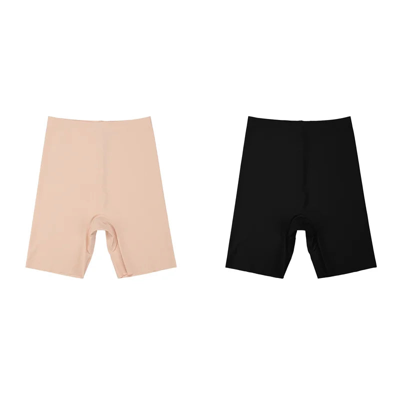 1Pc/4Pcs/Pack Hot Sale High Waist Women Long Leg Panty Comfortable Seamless Long Panties Tummy Tight Seamless Shorts Panties
