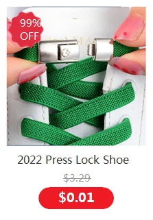 Colorful Press Lock Shoelaces without ties Elastic Laces Sneaker 8MM Widened Flats No Tie Shoe laces Kids Adult Shoelace Shoes