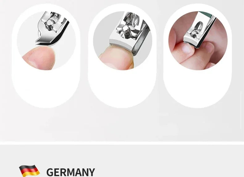 6-9tlg. Maniküre-Set mit Lederetui Professionelle Fuß- und Gesichtspflege-Werkzeugsätze Edelstahl-Nagelknipser-Sets Geschenk