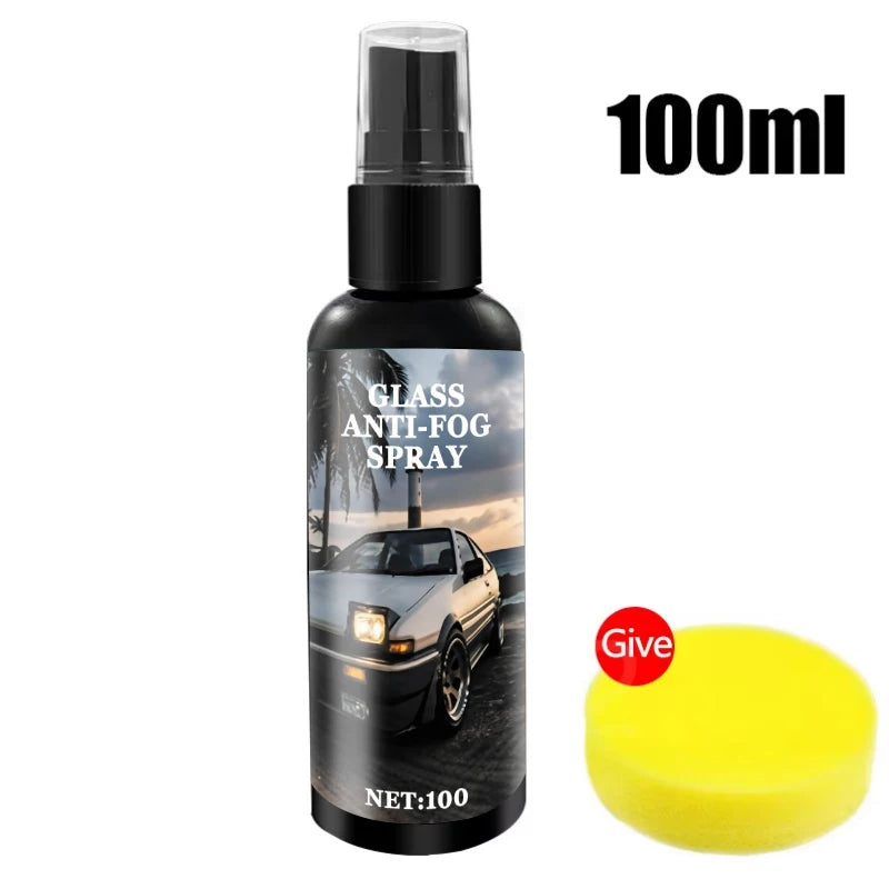 Waterproof Spray, Rain-Repellent Coating, Hydrophobic Rain Repellent for Car Glass, Car Windshield Mirror Protector, Car Polishing Kit
