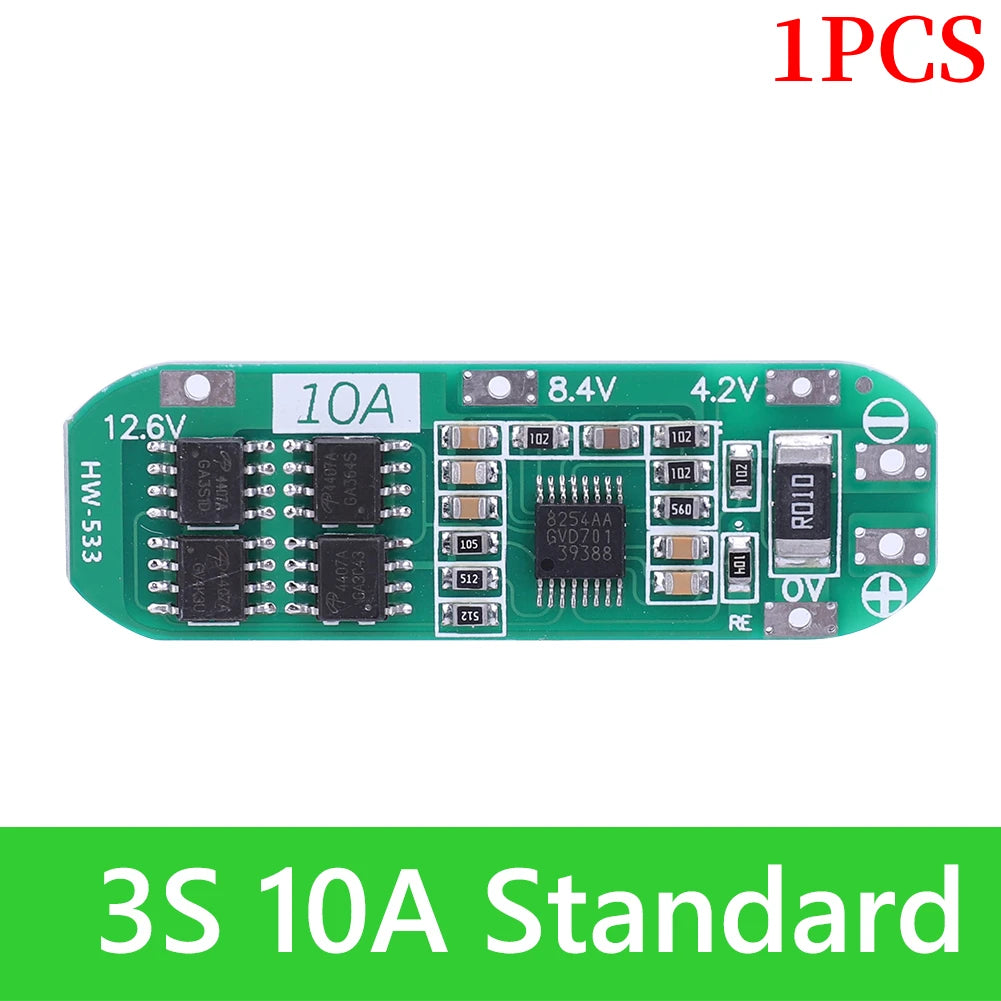 BMS 3S/4S 5A 10A 20A 25A 40A 60A Li-ion Lithium Battery Charger Protection Board 18650 For Drill Motor 12V with Enhance/Balance - Shoppiline