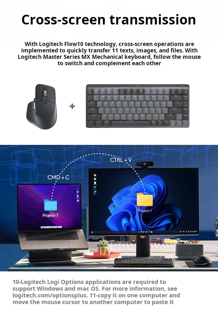 NEW Original Logitech MX Master 3S Wireless Bluetooth Mouse Business Office Softtone Mouse Ergonomic Business Office Mouse - Shoppiline
