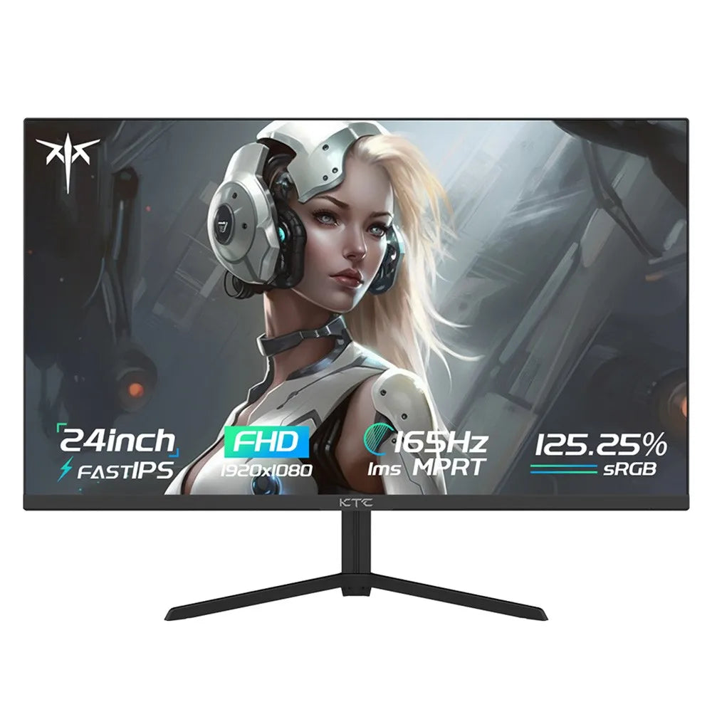 (2025 H24T09P Upgraded Version) KTC H24F8 FHD 23.8" 180Hz Gaming Monitor With Realistic Color Reproduction 1920*1080 Resolution - Shoppiline
