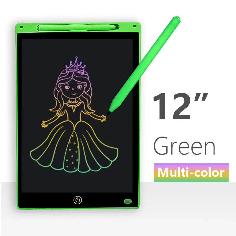 Digital LCD Writing Tablet Board 8/12 Inch Drawing Tablet Screen Kids Graphic Tablet Toys for Children