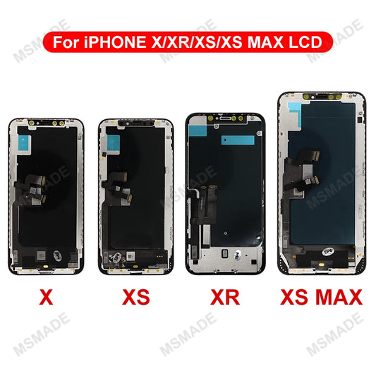 OLED X LCD For iPhone XR XS MAX 11 Display 3D Touch Screen Replace For 12 14 Plus 11 Pro screen incell 12 Pro Max display 13 Min - Shoppiline