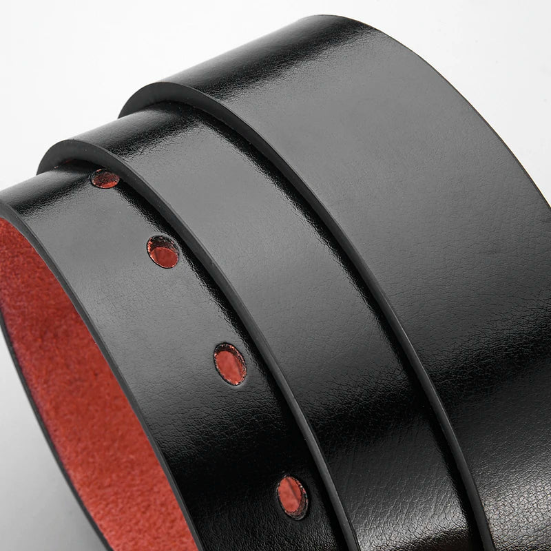 New Fashion Luxury Belt For Men PU Leather Belt Metal Pin Buckle High Quality Famous Brand Designer Waist Strap Belts Plus Size
