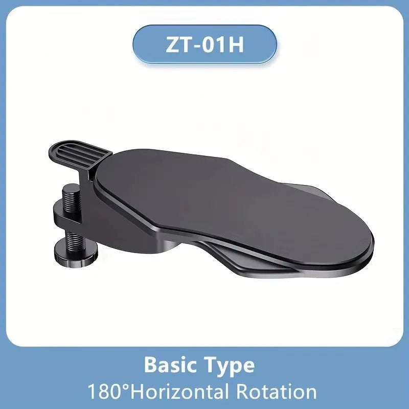 Computer Arm Rest For Desk Adjustable Ergonomic Wrist Rest Support For Keyboard Armrest Extender Rotating Mouse Pad Holder