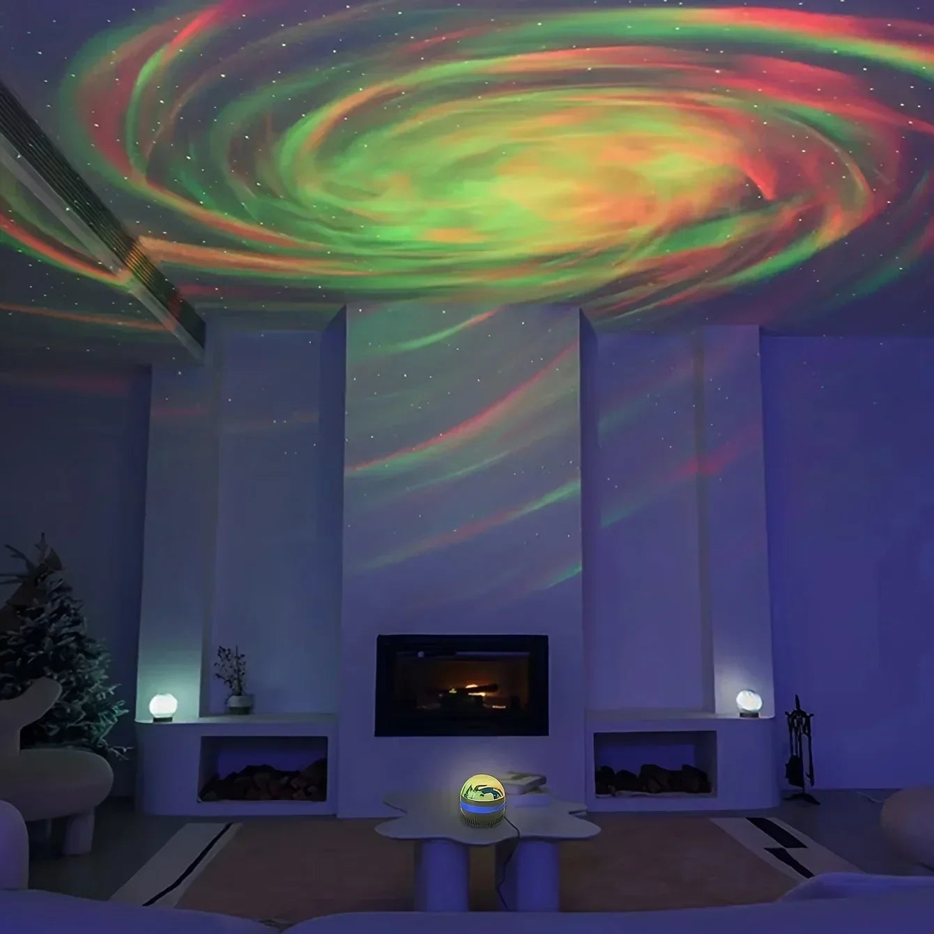 Galaxy Projector RGB Star Projector USB Powered Remote Control Night Light Lamp for Birthday Gifts Holiday Party Room Decoration