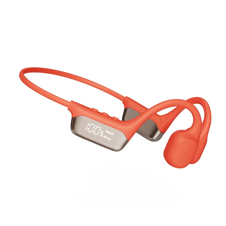 #IPX8 Waterproof Bone Conduction Wireless Headphone Bluetooth 5.4+32GB RAM MP3 Player HIFI Music Sport Swimming Headset With Mic
