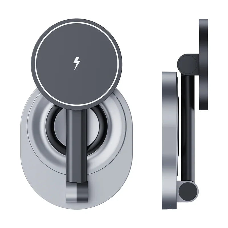 Magnetic 2 In 1 Wireless Charger Stand  Pad Fast Charging Station Dock For iPhone 15 14 13 12 Pro Max Apple Watch 8 7 6 Airpods - Shoppiline