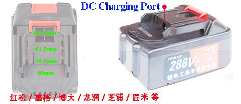 Power Tool Parts For Makita For DeWalt For Bosch For Milwaukee For Ryobi lithium Battery Flashlight Working Light Camping Lamp - Shoppiline