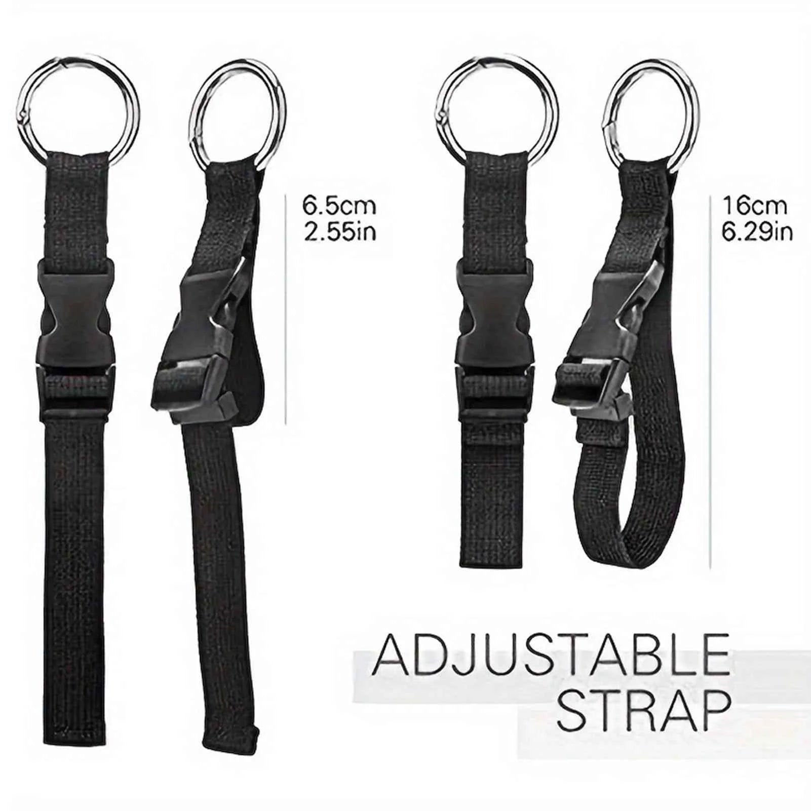 1/2/3/5 pcs Anti-theft Luggage Strap Holder with Wear-Resistant Material Release Buckle Suitable for Outdoor Hiking Cycling