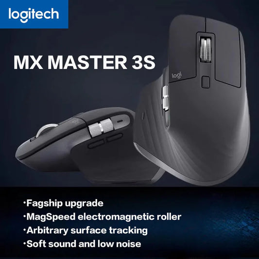 NEW Original Logitech MX Master 3S Wireless Bluetooth Mouse Business Office Softtone Mouse Ergonomic Business Office Mouse - Shoppiline