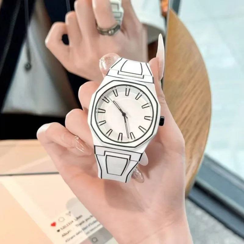 Men's watch, comic school high-value quartz watch