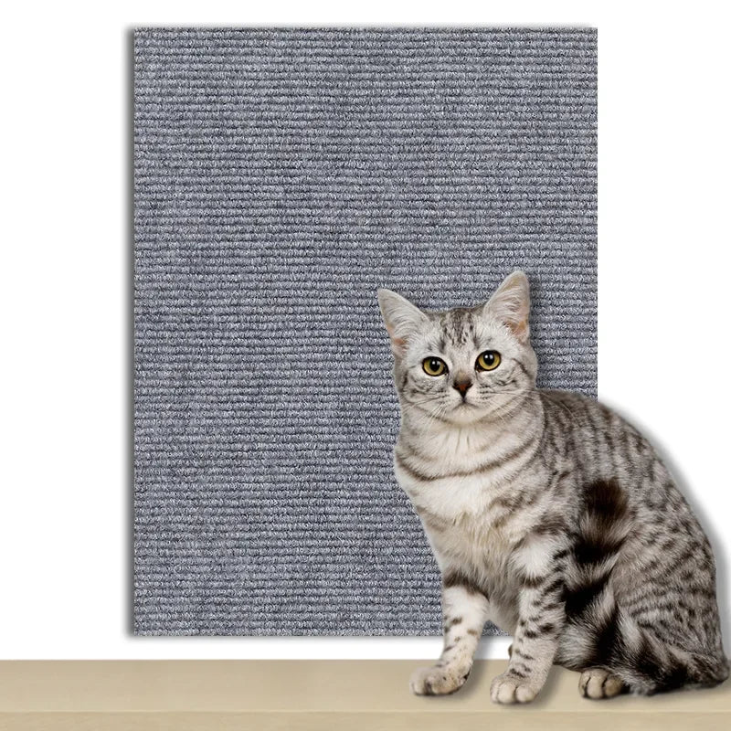 Trimmable Cat Scratch Carpet Self-Adhesive Cat Scratching Board Anti Cat Scratcher Furniture Corner Indoor Sofa Wall Protector