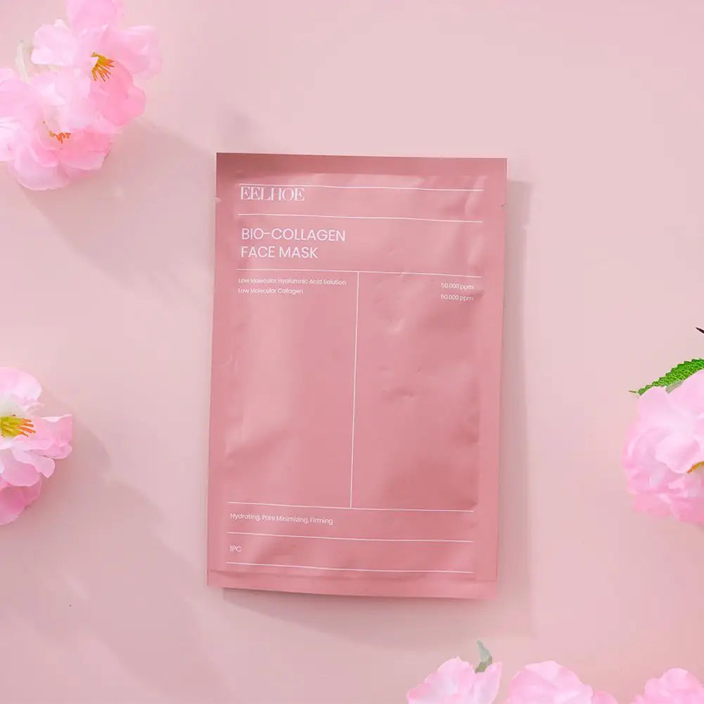 5/10 masques faciaux au bio-collagène, réduisent les pores, hydratent en profondeur, masque de nuit hydratant et rafraîchissant pour les soins de la peau du visage