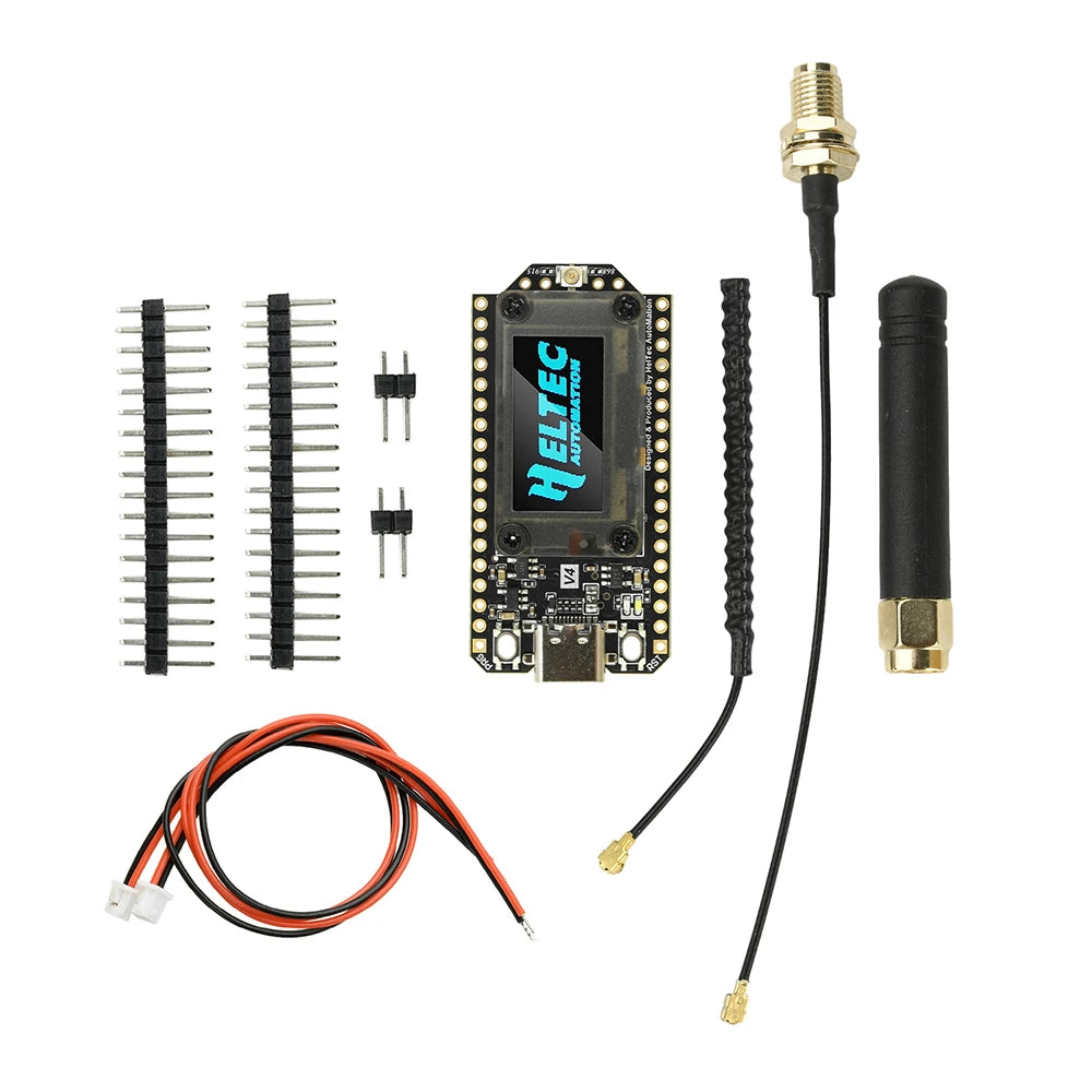 Heltec WiFi LoRa 32 V4 ESP32 SX1262 GPS 0.96 inch OLED Solar Powered Dev-Board WiFi BLE Low Power Type C For Arduino IoT - Shoppiline