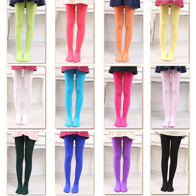 Ballet Dance Tight Halloween Girls Footed Tights Soft Girls Stockings Good Elasticity School Uniform Tights Tights for Girls