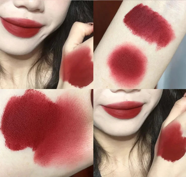 Gege Bear Rabbit Lip Glaze, Matte Velvet Lip Clay Long-lasting Color Non-drying Lipstick