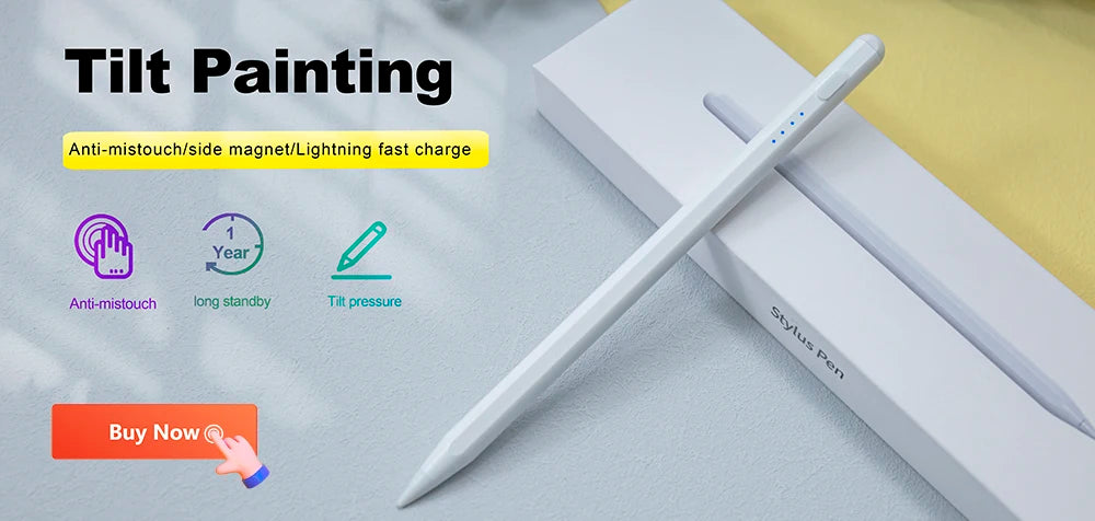 Für iPad Pencil 2 1 mit Handballenabweisung, Leistungsanzeige, iPad Zubehör, iPad 2022 2021 2020 2019 2018 Pro 11 12.9 Air Mini Stylus Pen