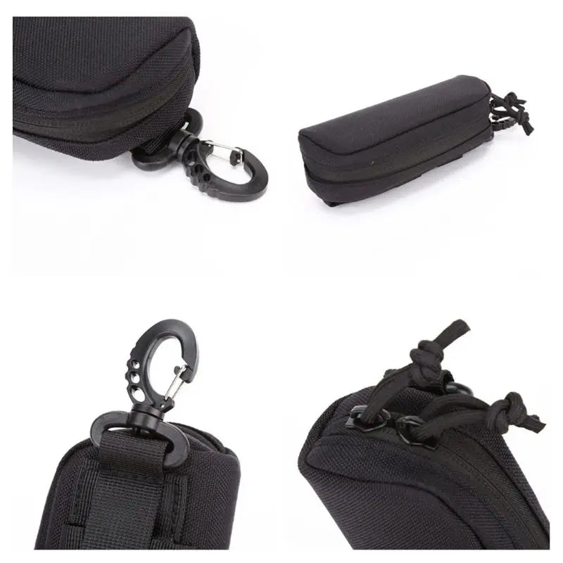 Tactical Eyeglass Case Outdoor Hunting Shockproof Protective Goggles Box Portable Outdoor Sunglasses Case-1000D Nylon for Man