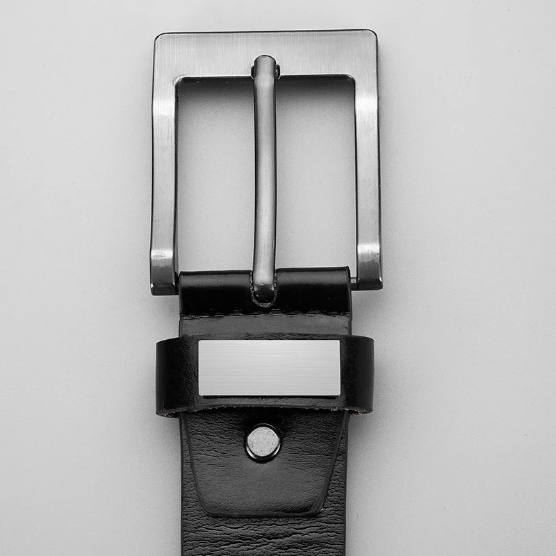 New Fashion Luxury Belt For Men PU Leather Belt Metal Pin Buckle High Quality Famous Brand Designer Waist Strap Belts Plus Size