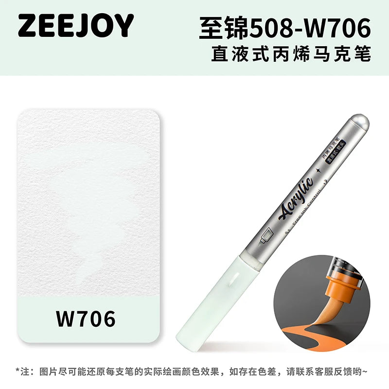 ZEEJOY 120/12/1 Colors Direct Liquid Acrylic Marker Pens Waterproof Pen Soft Brush Nib for Manga School Art Supplies Stationery