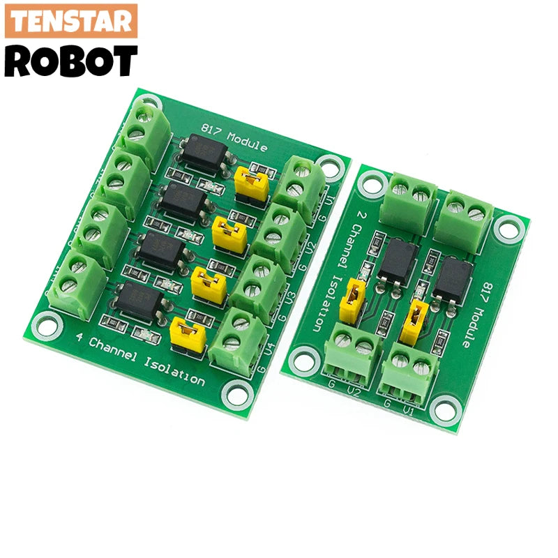 PC817 2/4/8 Channel Optocoupler Isolation Board Voltage Converter Adapter Module 3.6-30V Driver Photoelectric Isolated Module