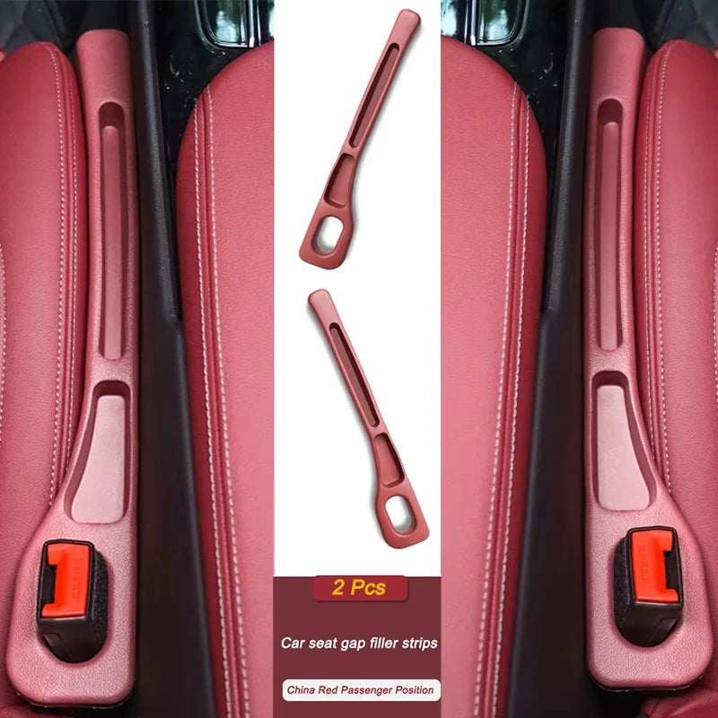 2 Stück Autositz-Spaltfüller Seitennaht-Steckerstreifen Auslaufsicherer Füllstreifen für alle Automodelle Brieftasche Handyhalterung Autozubehör
