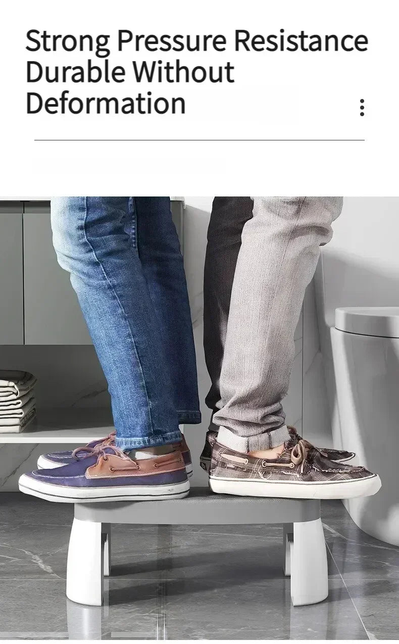 Universal Squatty Potty Toilet Stool - Waterproof Foot Stool for Adults, Kids, Seniors & Pregnancy Support