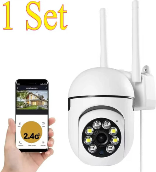 8MP Wifi IP Wireless Security Surveillance PTZ Camera 4X Zoom Cameras Tracking Two-way Audio HD Night Color Cam - Shoppiline
