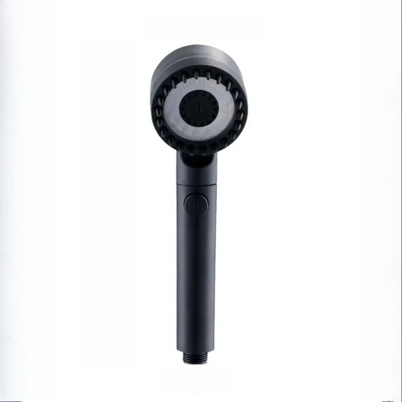 3-Mode Adjustable High Pressurized Filter Shower Head with Massage Brush Rain Faucet - Bathroom Shower Accessories