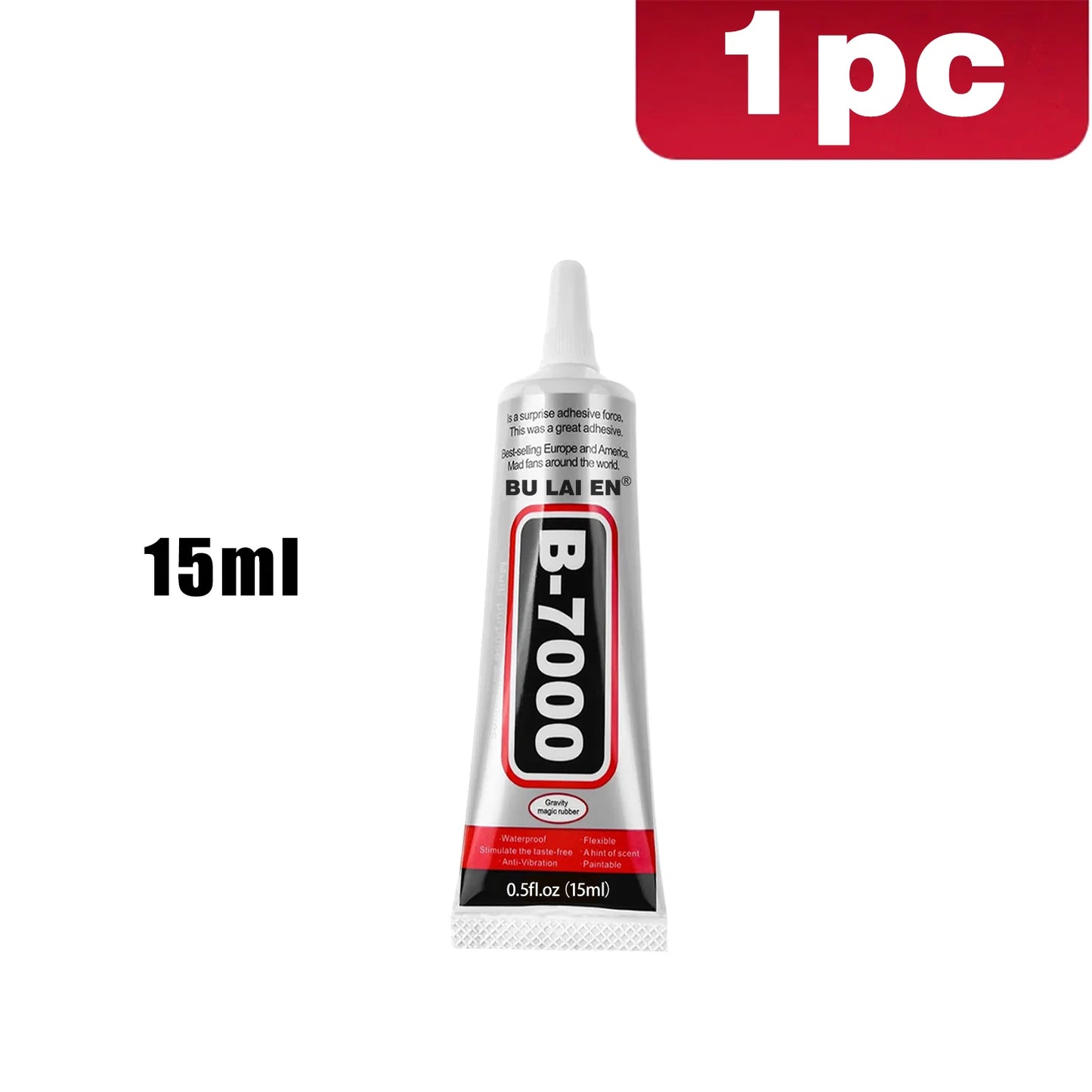 JXVX B7000 Glue Clear with Precision Tip, Bedazzling Glue, Rhinestone Glues, Craft Glues, Jewelry Making, Nail Art, DIY, Makeup.