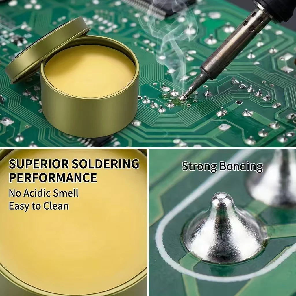 Solder Paste Rosin Flux 10g/30g/100g Lead-free Welding Flux Iron Repair Welding Paste Soldering Tin Soldering Oil Soldering Flux