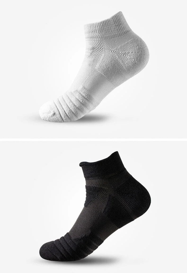 3 Pairs Anti-Slip Football Socks Men Sock Short Long Tube Soccer Basketball Sport Breathable Deodorous 39-45 Running Hiking