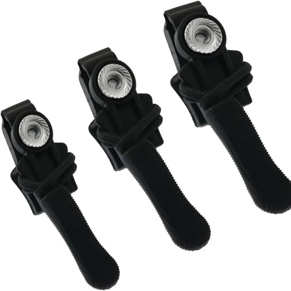 6/3pc Universal Zipper Lock Head Quick Installation Detachable Zipper Head for Jackets Luggage Bags Replacing Slider Lock Repair