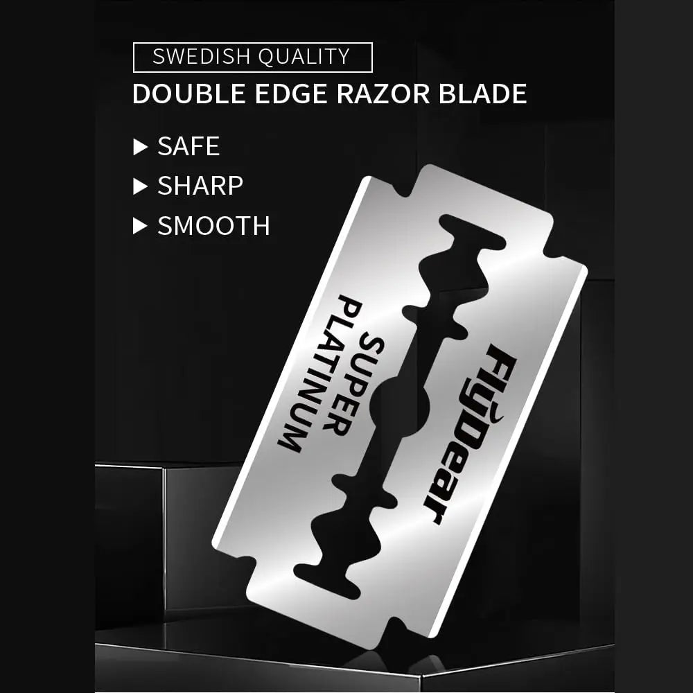barber shop tools Stainless steel razor blade cuchillas de afeitar old-fashioned manual double-sided razor blade hairdressing