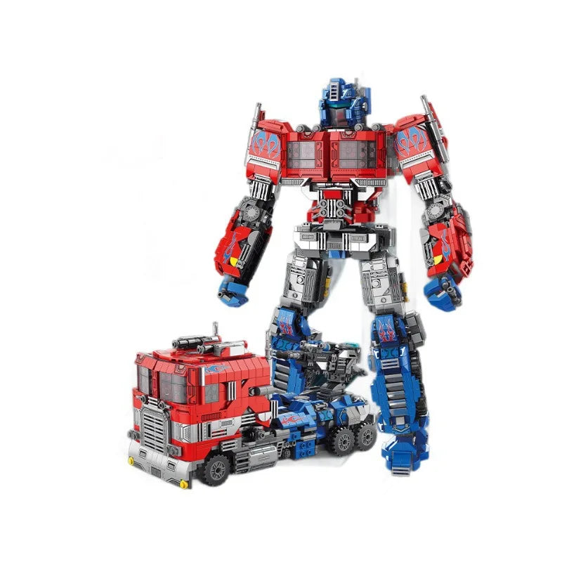Autobots Decepticons Building Blocks Transformation Robot Children Educational Assembly Car King Kong Brick Assemble Toy Gift - Shoppiline