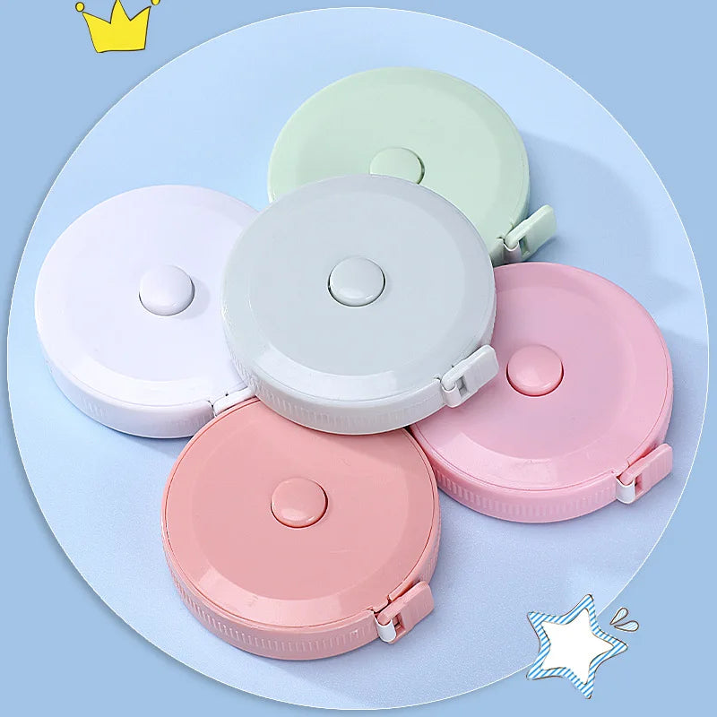 1/2pcs 2M Soft Tape Measure Double Scale Body Sewing Flexible Measurement Ruler for Body Measuring Tools Tailor Craft 78Inch
