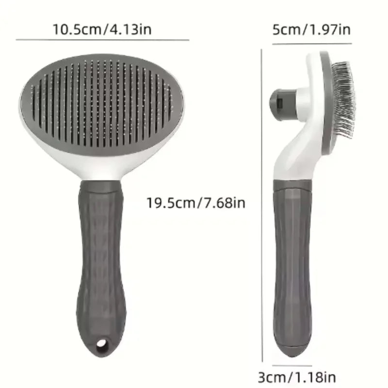 Dog Comb Pet Hair Removal Brush Cats and Dogs Special Comb Beauty Massage Self-cleaning Needle Comb Pet Supplies