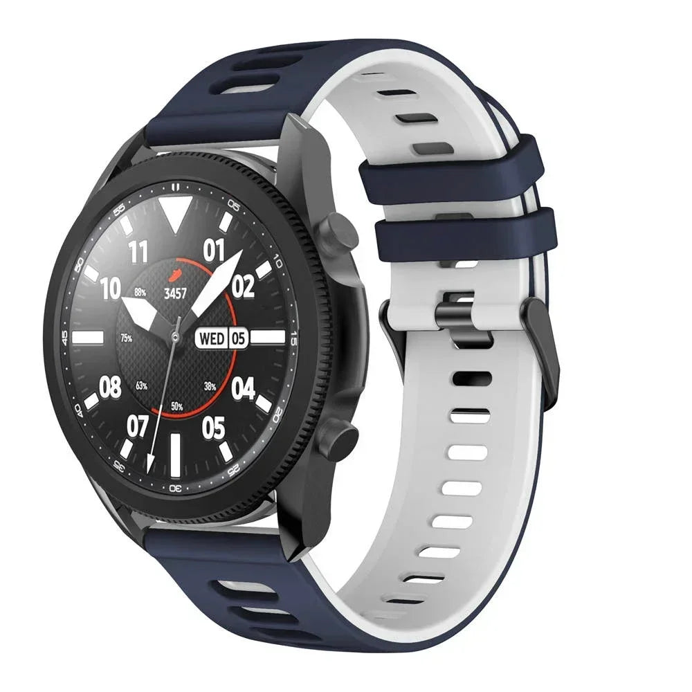 20mm 22mm Strap For Samsung galaxy watch 7 6 5 4 5 pro 44mm/40mm Silicone bracelet Huawei Watch gt 2/3/4/2e Amazfit bip strap