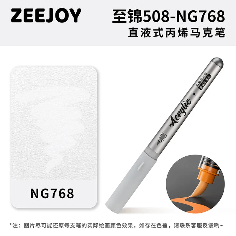 ZEEJOY 120/12/1 Colors Direct Liquid Acrylic Marker Pens Waterproof Pen Soft Brush Nib for Manga School Art Supplies Stationery