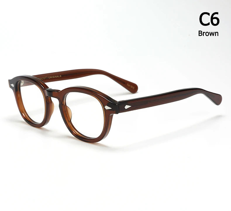 Johnny Depp Lemtosh Eyeglasses Frame Men Optical Glasses Women Computer Goggles Clear Lens Luxury Brand Vintage Acetate Frame