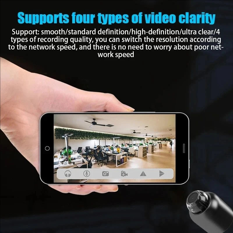 New X5 Mini Night Vision 1080P Wireless Surveillance Camera Lightweight Clear Portable Motion Detection Premium Quality