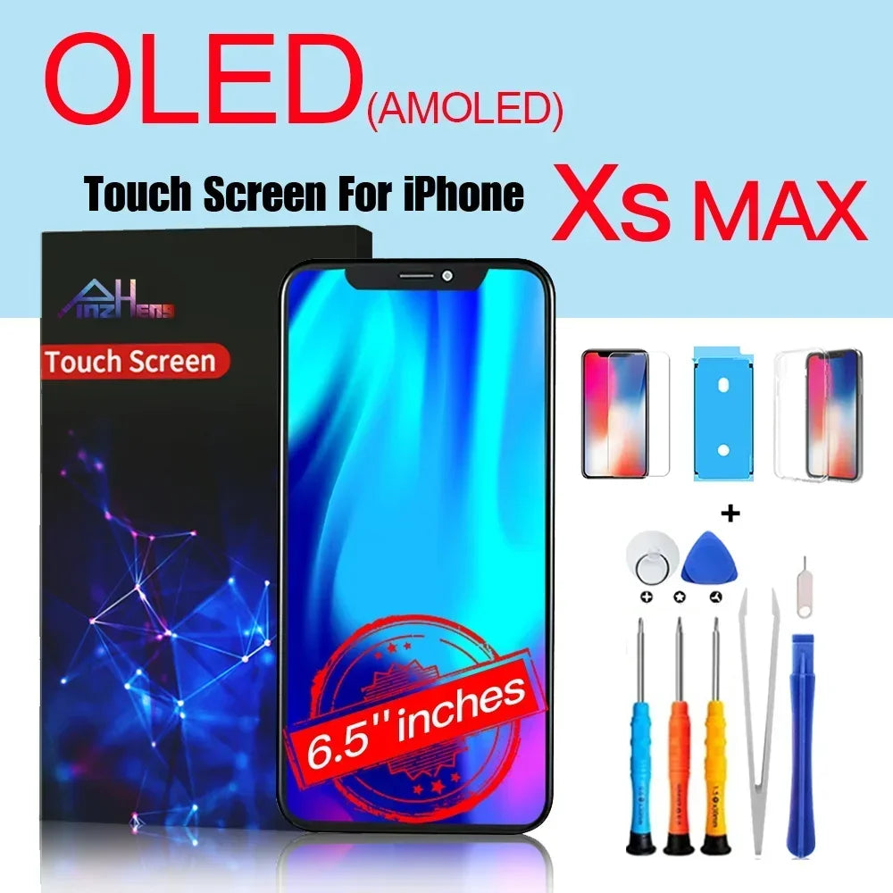 PINZHENG High Quality Display INCELL LCD OLED OEM AMOLED For iPhone XS MAX X XR 11 12 13 MINI PRO PROMAX Screen Replacement - Shoppiline