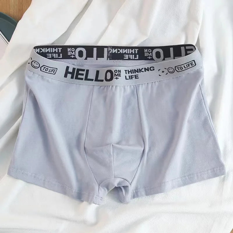 10Pcs Men's Boxer And Briefs Fashion Underwear High Stretch Boxer And briefs Shorts Breathable Soft Men's Shorts Comfortable
