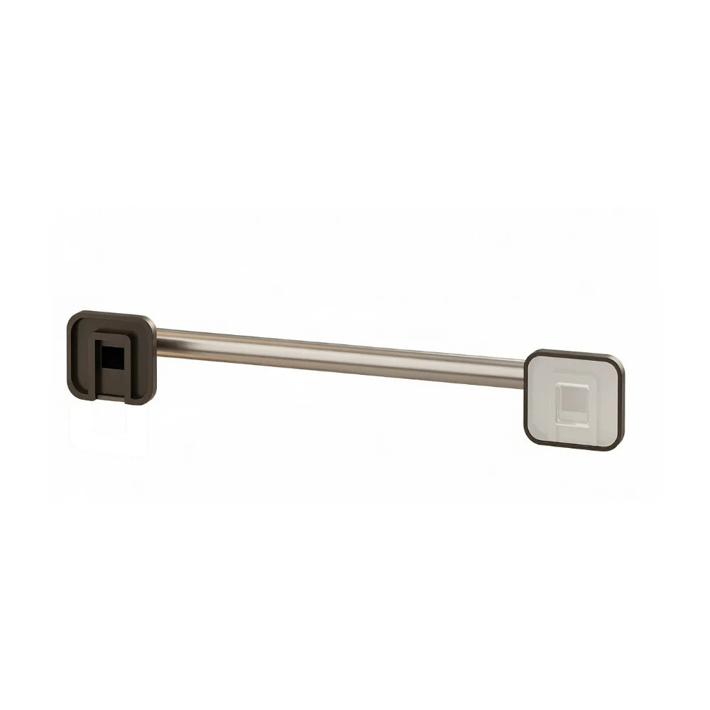 Homefish towel rack, non perforated wall hanging rack, bathroom towel rack, single pole bathroom storage rack