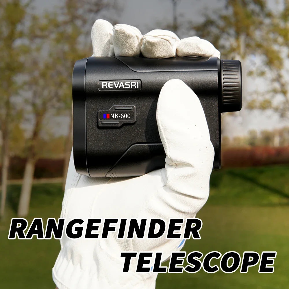 REVASRI 600M/Yard Golf Laser Rangefinder with Slope Compensation Flagpole Lock Vibration USB-C Rechargeable for Golfing - Shoppiline